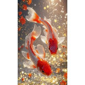 Алмазна мозаїка Дует Коі 30*40см S20393