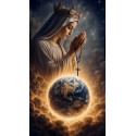 Алмазна мозаїка Молитва за мир 30*40см S20434