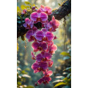 Алмазна мозаїка Дика орхідея 30*40см S20444