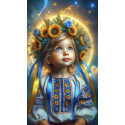 Алмазна мозаїка Світло душі України 30*40см S20463