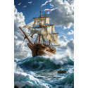 Алмазна мозаїка Шторм 30*40см  S20475
