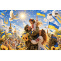 Алмазна мозаїка Самий щасливий день 30*40см S20484