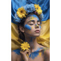 Алмазна мозаїка Квітка-душа 40*50см S40163